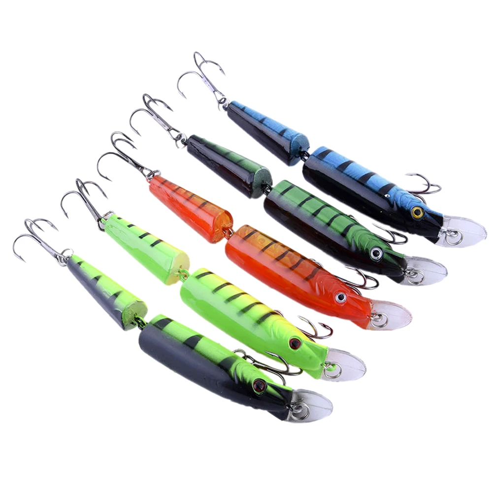 10 см-9 6 г рыболовные приманки жесткая приманка 3D глаза 4 # крючки пластиковая