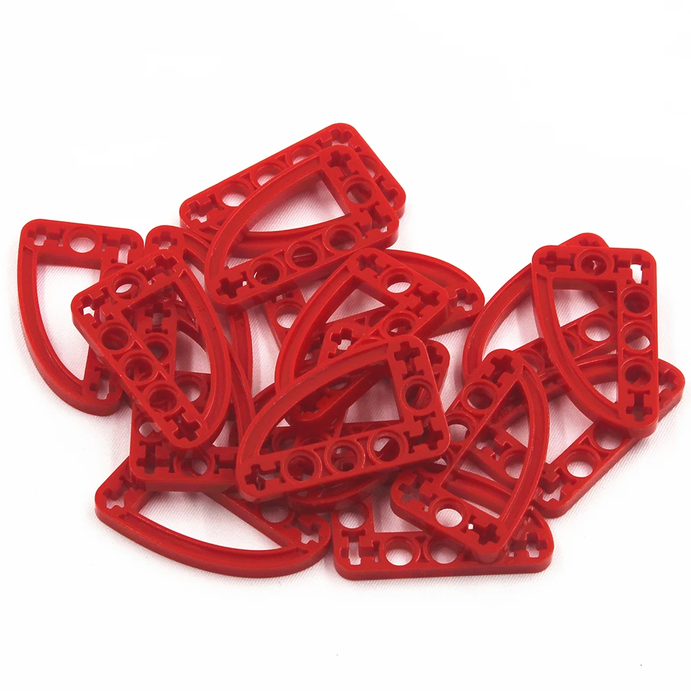 Конструктор MOC самоблокирующийся, техническая часть, 20 шт., технический полулучевой кривой 3X5, совместимый с Lego 32250, детская игрушка