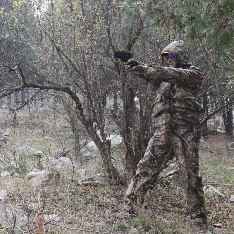 Камуфляж 3D Bionic Ghillie костюм снайпер тактическая военная одежда дышащая мертвые листья куртка брюки кепки рыбалка охота наборы