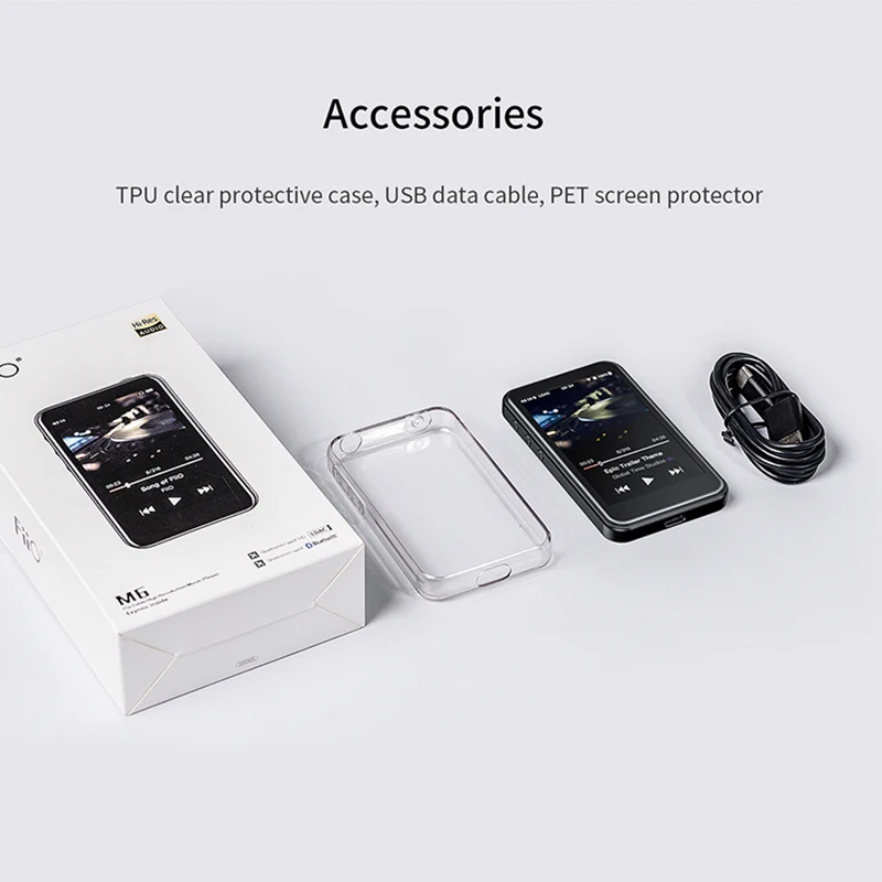 FiiO M6 Hi Res музыкальный плеер на базе Android с aptX HD LDAC HiFi Bluetooth USB аудио/DAC поддержка DSD и Wi
