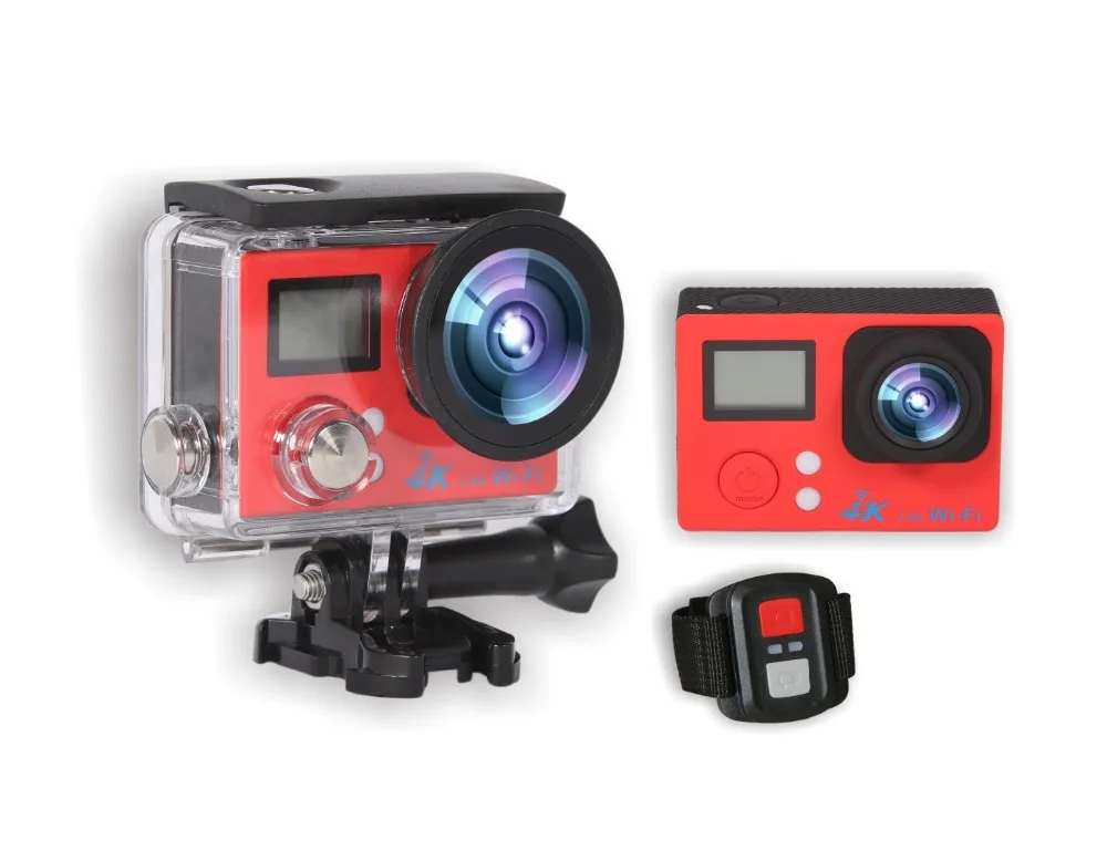 2018 Новинка S200DR 4K Экшн камера 2 0 двойной ЖК дисплей 16MP Спортивная WiFi 30 м