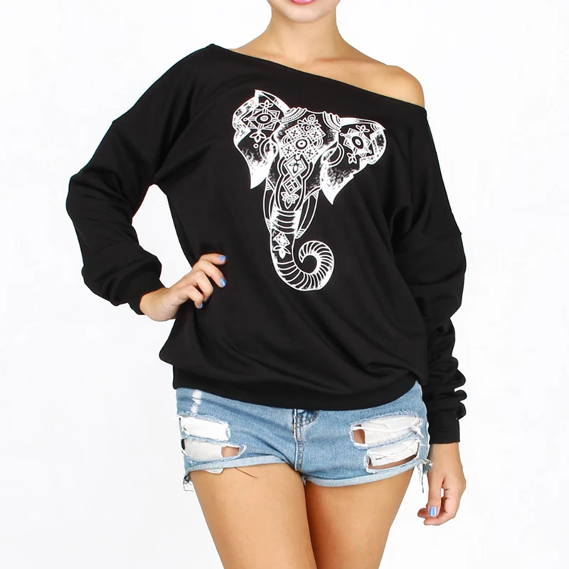 Женские толстовки с капюшоном Женская толстовка в стиле Харадзюку принтом