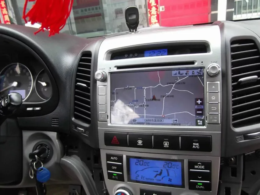 Navirider Android 9,0 автомобильный Радио плеер для hyundai Santa Fe 2011 Автомобильный gps головное устройство мультимедийная Поддержка камеры и рулевого колеса