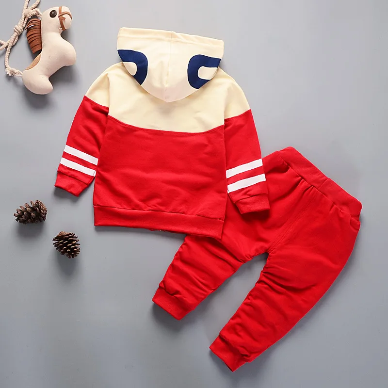 baby boys clothing sets autumn infant tracksuit outfits hoodies letter coat jacket+pants 2pcs set toddle kids clothes suit |