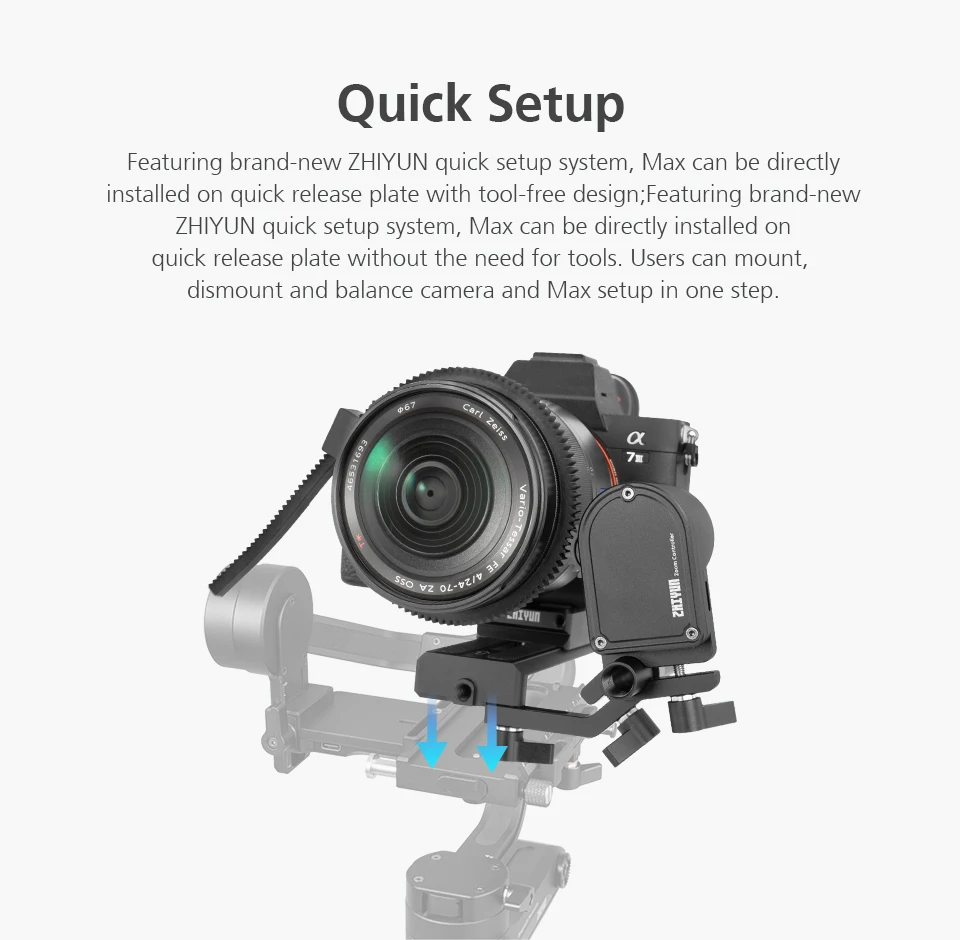 ZHIYUN официальный Weebill Lab/Crane 3 трансмаунт сервопривод зум/контроллер фокусировки Макс CMF-04 для Gimbal стабилизатор ручные аксессуары