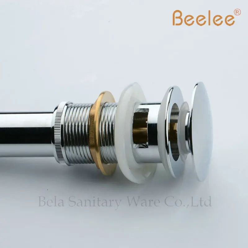 Beelee BL8101C Бесплатная доставка хромированный медный выдвижной Слив для раковины с