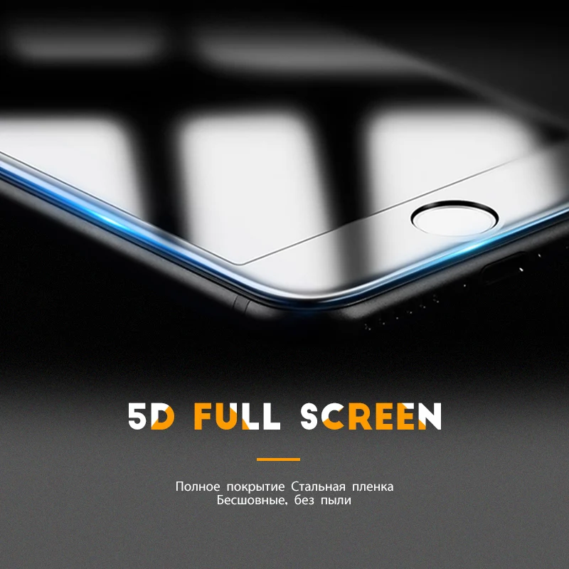 5D полное покрытие закаленное стекло для iPhone Xs Max Xr X 7 8 6 6s Plus Полный экран Защитная пленка для iPhone Xs Max стекло