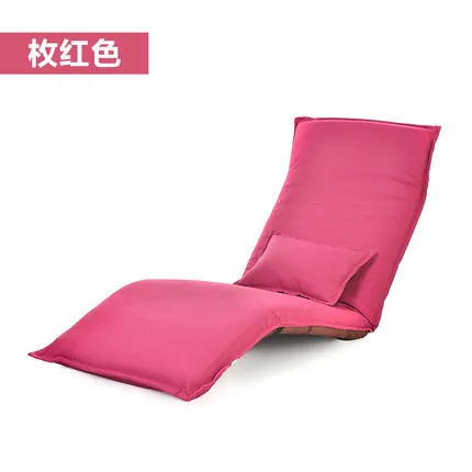Rose red color Кресло для отдыха в стиле Юго-Восточной Азии, современное складное кресло, регулируемое кресло для отдыха, современная мебель для гостиной - Цвет: Rose red color