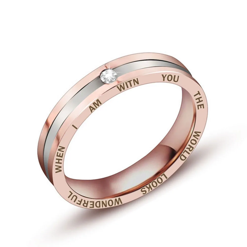 Модные ювелирные изделия розовое золото поверхность центральный и канавки все