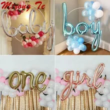 Воздушные шары из фольги с надписью «Hello Baby» для мальчиков и девочек, 1 день рождения, 1 день рождения Воздушные шары из фольги с надписью «Hello Baby» для мальчиков и девочек, 1 день рождения, 1 день рождения