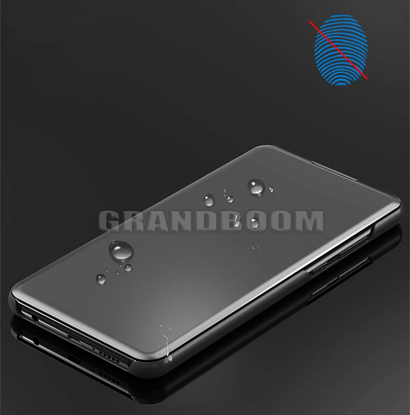 10 шт. прозрачный умный зеркальный чехол для huawei Honor 20 Pro 10 Lite Note 10 8A V20 Play откидной Кожаный противоударный чехол-подставка