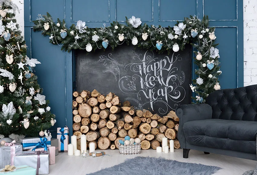 Тонкий Виниловый фон для фотосъемки с Новым годом день рождения детей фотостудии