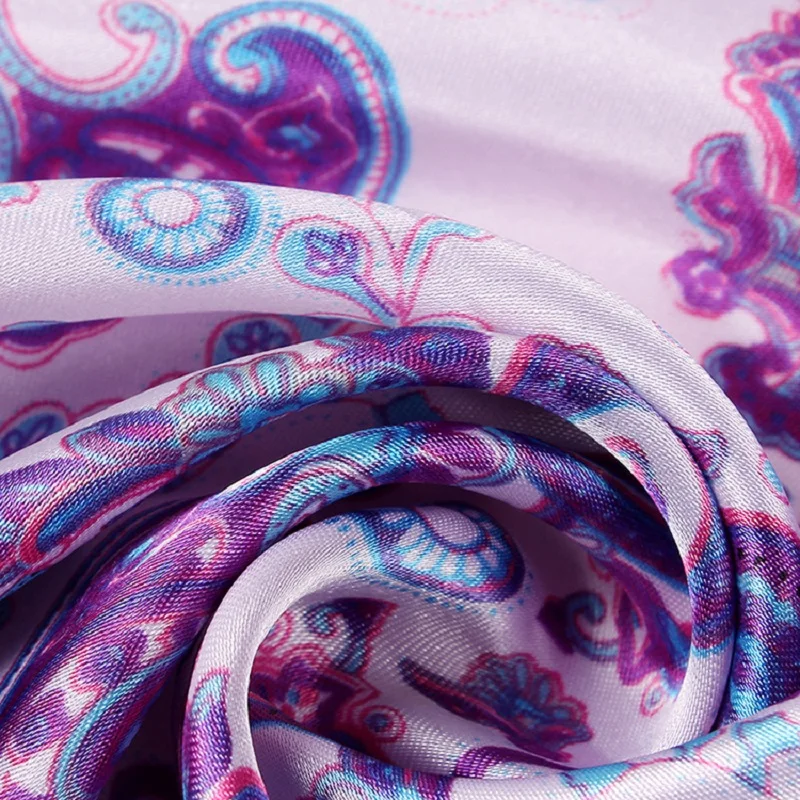 Хит роскошный Шелковый квадратный шарф бандана женский модный бренд Femme платок