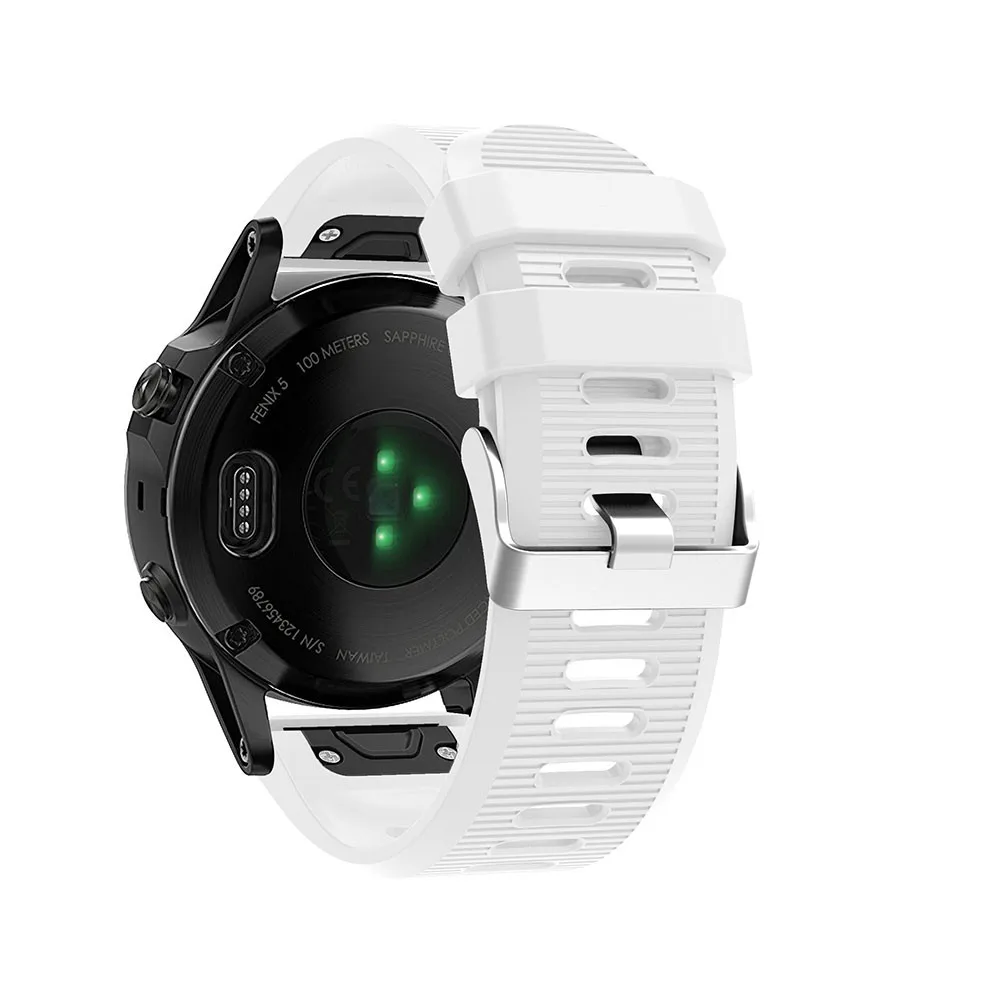 26 мм ремешок для наручных часов Garmin Fenix 3 HR 5X Plus S60 быстросъемный силиконовый Easyfit |