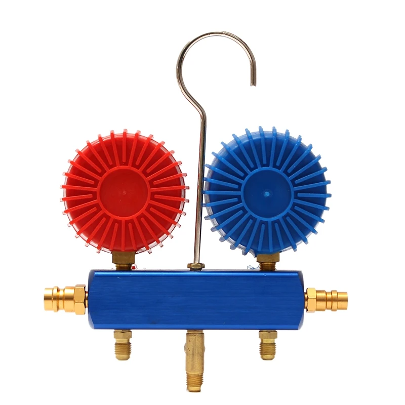Auto Manifold Gauge Set A/C R134A Refrigerant Charging Hose With 2 Quick Coupler For Air-Conditioning Refrigeration | Инструменты