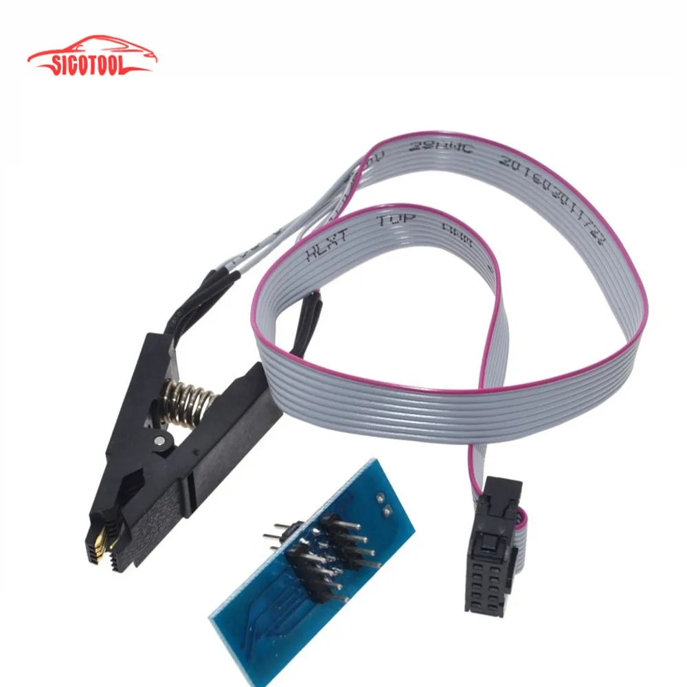 Высококачественный тестовый зажим SOIC8 SOP8 для EEPROM 93CXX/25CXX/24CXX встроенное