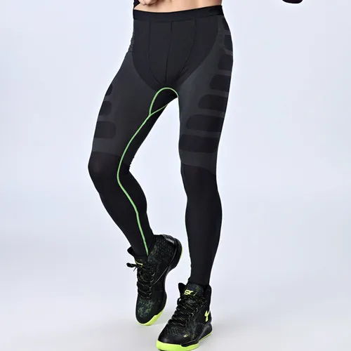 black green pant Мужская Облегающая рубашка с длинными рукавами для бодибилдинга, леггинсы, костюм, компрессионный, быстросохнущий, для фитнеса, мужской, впитывающий, Высокоэластичный, комплект одежды - Цвет: black green pant