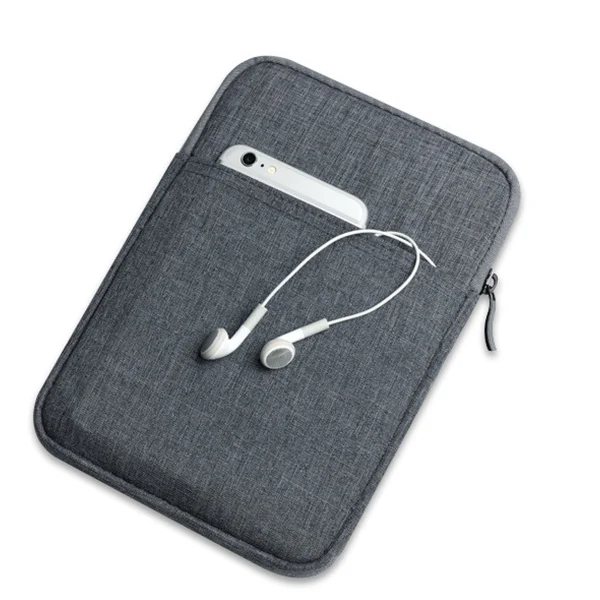 Dark gray ACCEZZ хлопок 10 дюймов чехол для планшета чехол для нового ipad 9,7 Air 1 2 защитный чехол толстый чехол на молнии для ipad Pro9.7 - Цвет: Dark gray