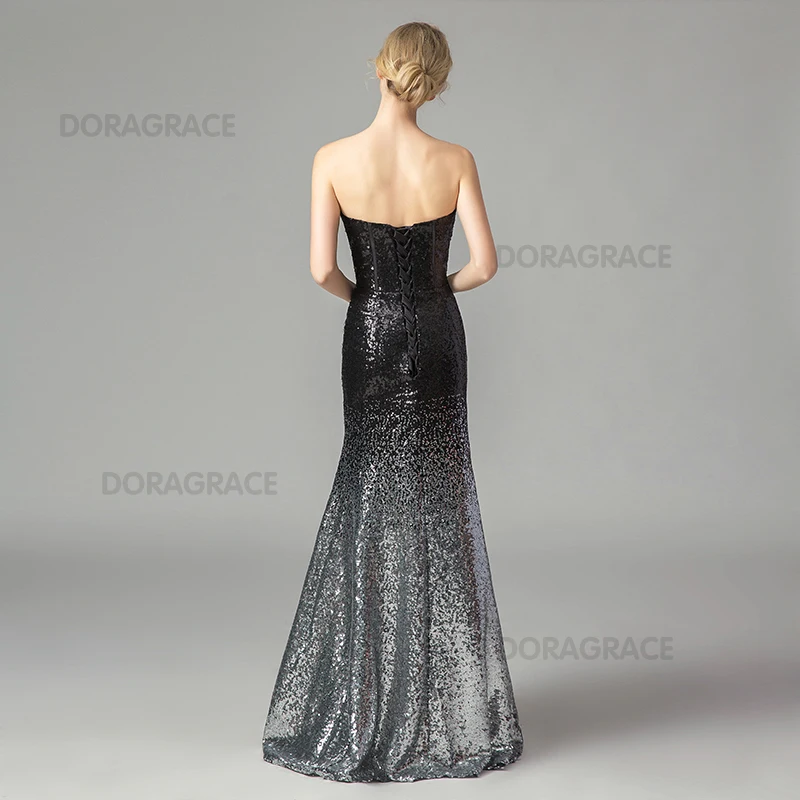 Doragrace robe de soiree в наличии милое платье покроя "Русалка" без рукавов Выпускные