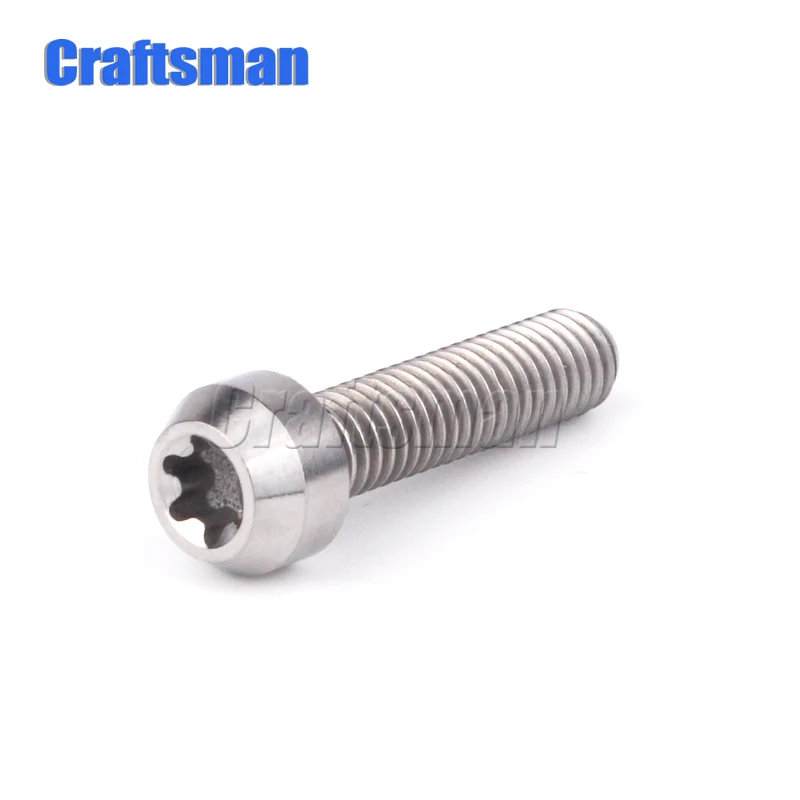 Титановый болт M6 x 10 15 20 25 30 40 50 60 70 80 90 мм внутренняя головка Torx Ti болты винт для