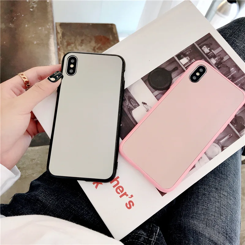 Для iPhone xs max зеркальный чехол для телефона 8/7plus зеркальная поверхность чехлы 6/6S| |