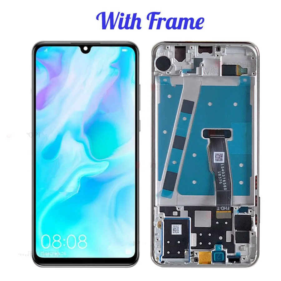Оригинальный экран для huawei P30 lite ЖК дисплей с рамкой сенсорный дигитайзер NOVA 4E MAR