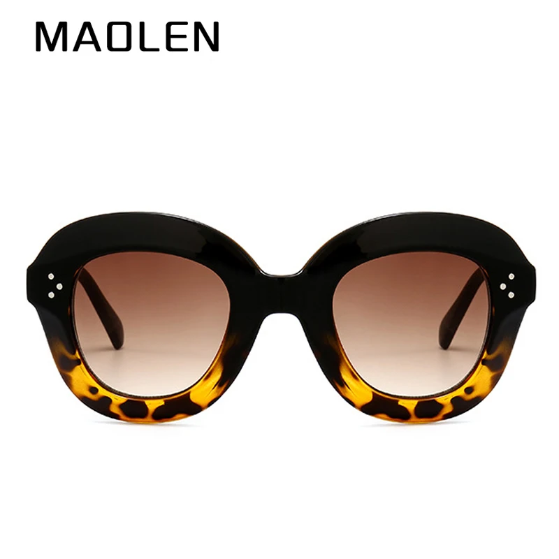 MAOLEN 2018 Модные солнцезащитные очки Для женщин Роскошные Брендовая Дизайнерская