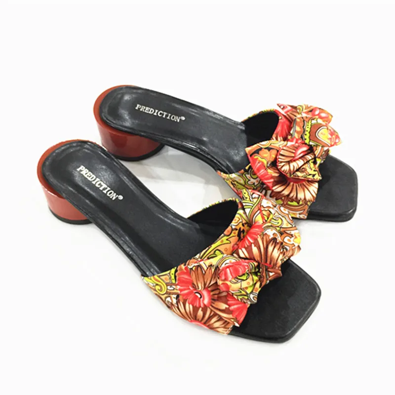 Женская обувь с милыми бантиками и круглым каблуком для женщин | Обувь