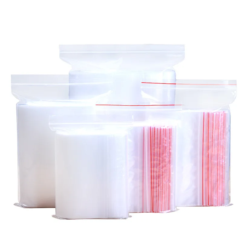 50 шт./упак. ювелирные изделия прозрачная сумка для хранения Ziplock Почтовый Сжатые Блокировка закрывающимися Еда хранения ювелирных изделий, упаковки мешок полиэтиленовые пакеты с застежкой