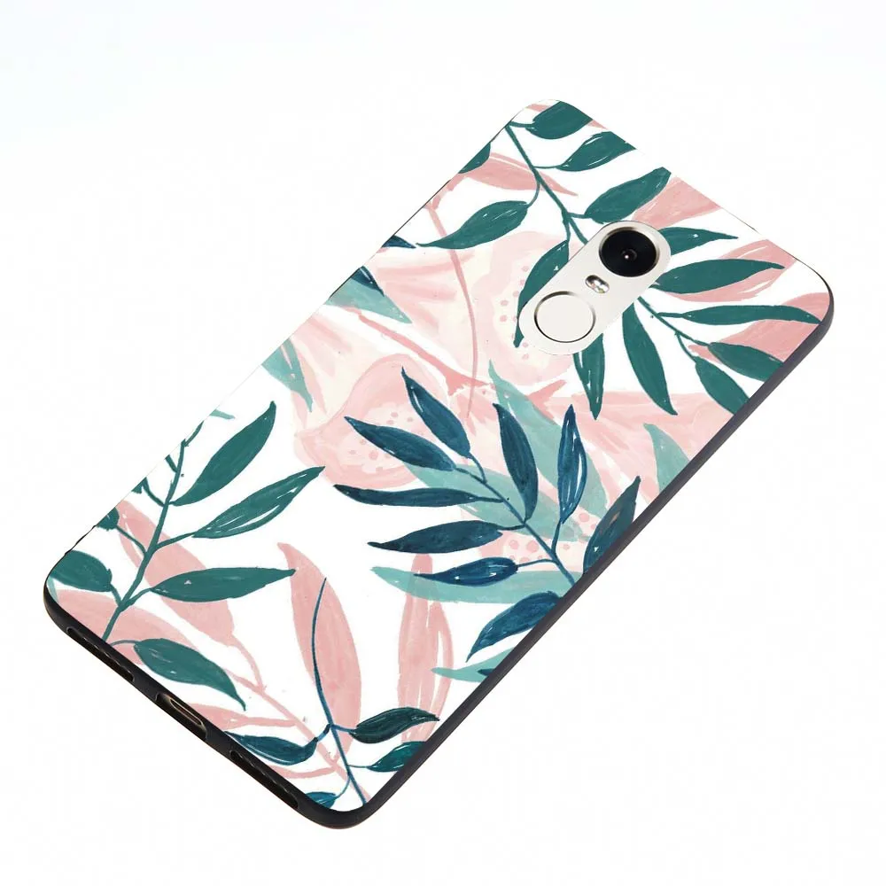 Phone Cover For Xiaomi Note 7 Case Soft Silicone Love Heart Fish Flamingo Floral Bag Redmi Play Funda Capa |