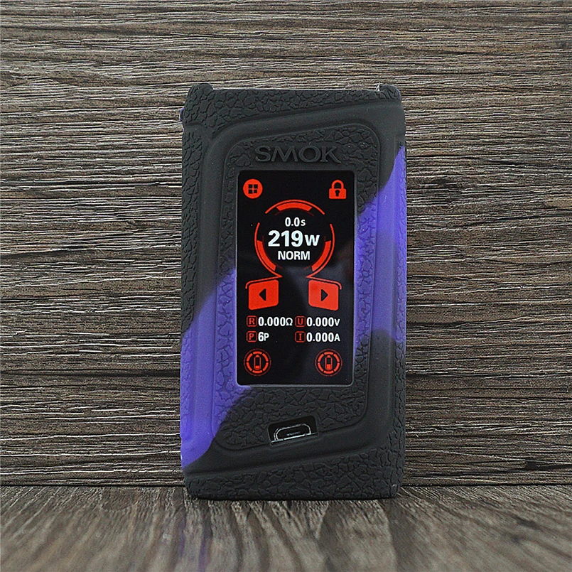 Текстурный силиконовый чехол для SMOK Morph 219 kit TC Mod vape и защитная наклейка 219W|Бутылки