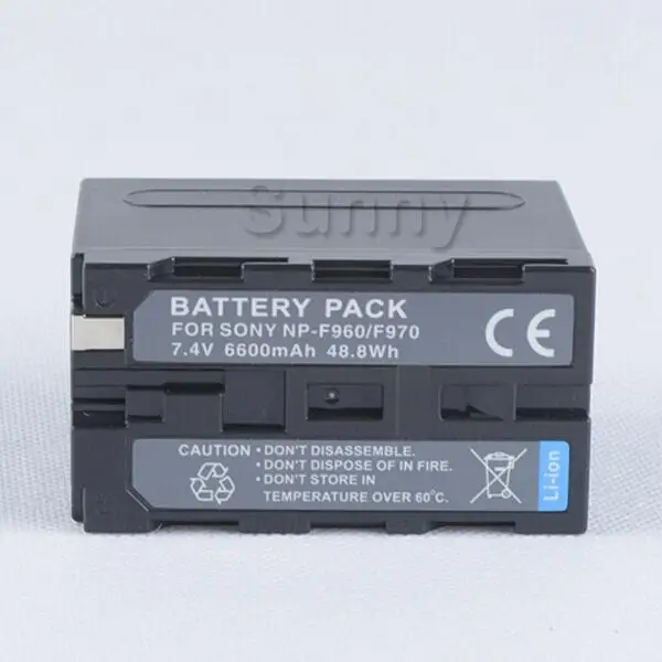Аккумулятор для Sony NP-F330 NP-F530 NP-F550 NP-F570 NP-F770 NP-F930 NP-F950 NP-F960 NP-F970 B InfoLITHIUM L Series |