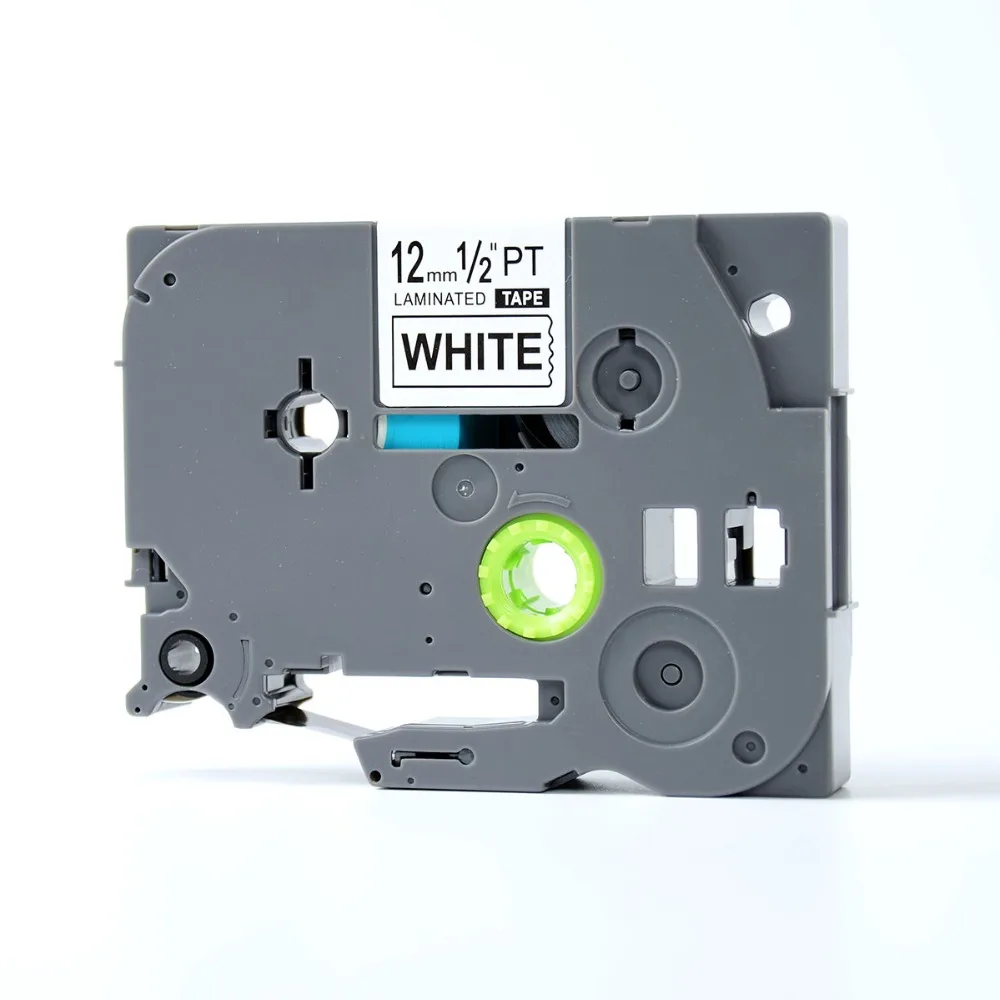 12 мм tz tze прочная клейкая лента Tze s231 черный на белом для P touch label maker ленточная