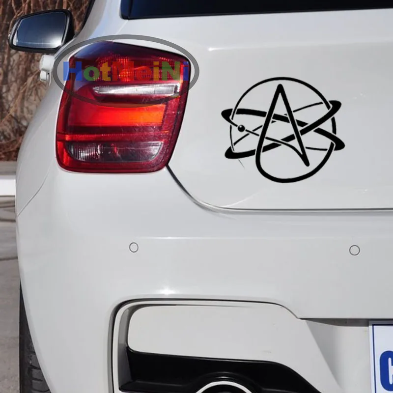 HotMeiNi наклейка для автомобилей 13 см * символ атеиста на окно бампер ноутбука