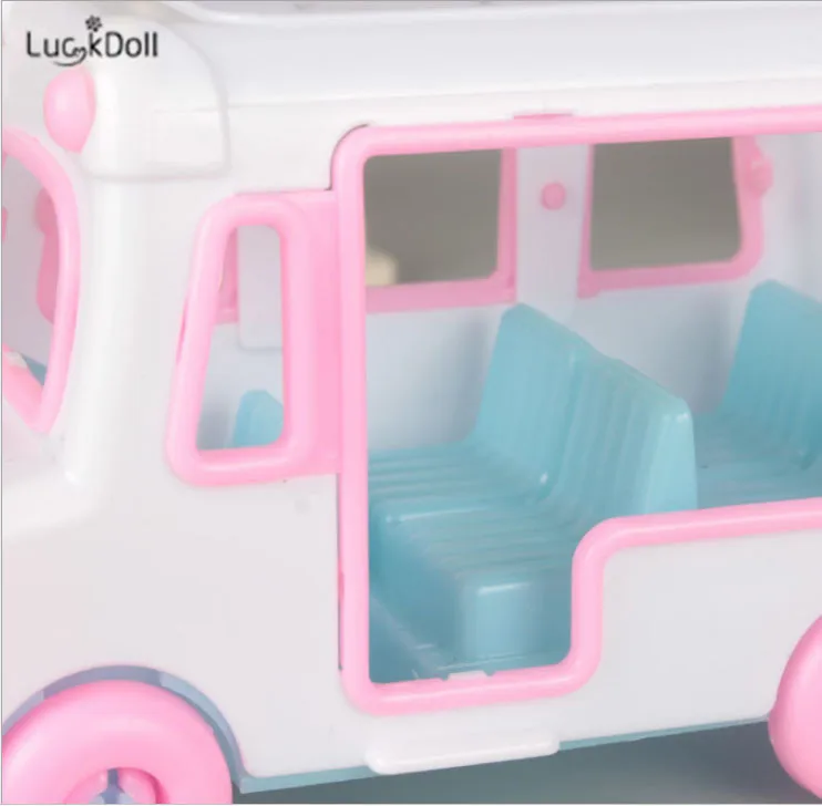 Модный новый мини автомобиль LUCKDOLL подходит для игрушечных кукол 11 8 дюйма