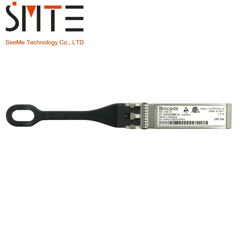 Парча 57 0000088 01 16G SFP + SW multimode LN #50 6/2007 Сделано в Малайзии Сан Жозе. CA класс 1