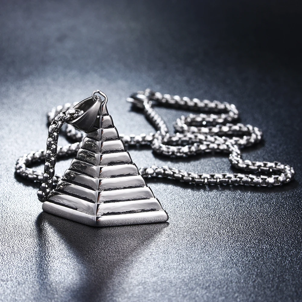 Ожерелье унисекс из нержавеющей стали с изображением старинной