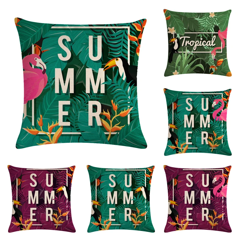 

Летние чехлы на подушки с буквенным принтом 45*45 см, дизайнерские подарки для дома, спальни, дивана, декоративная наволочка