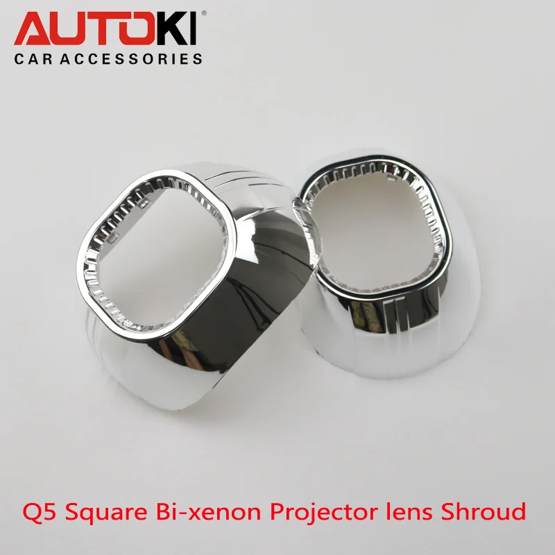 Autoki 3 дюйма Koito Q5 Bi xenon объектив проектора квадратный с крышкой для использования