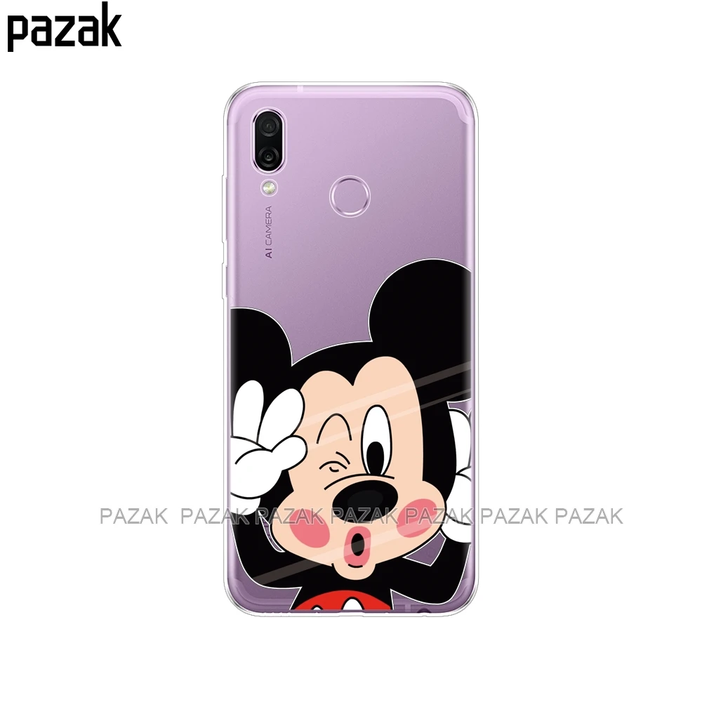 Мягкий силиконовый чехол для huawei Honor Play 6,3 ''мягкая термополиуретановая накладка на заднюю панель чехол s для huawei Honor Play чехол etui сумки бампер - Цвет: 34379