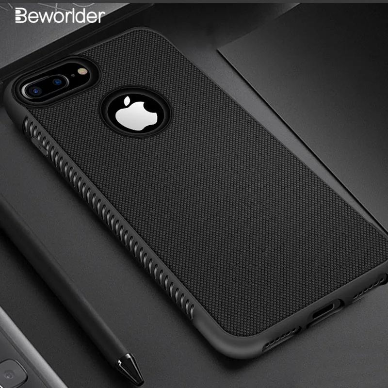 Beworlder For Apple iphone 7 Case 6s Soft TPU Silicone Anti Slip Phone Cover 8 Plus | Мобильные телефоны и аксессуары
