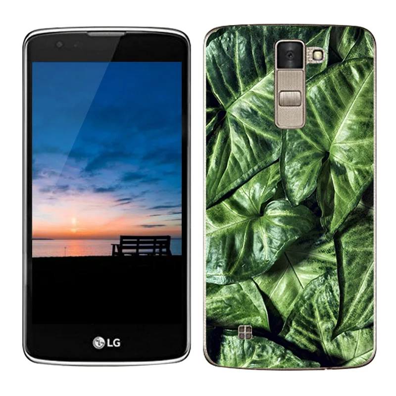 Роскошный чехол для LG K8 Lte K350 K350E K350N чехлы с морским песком окрашенный Силиконовый