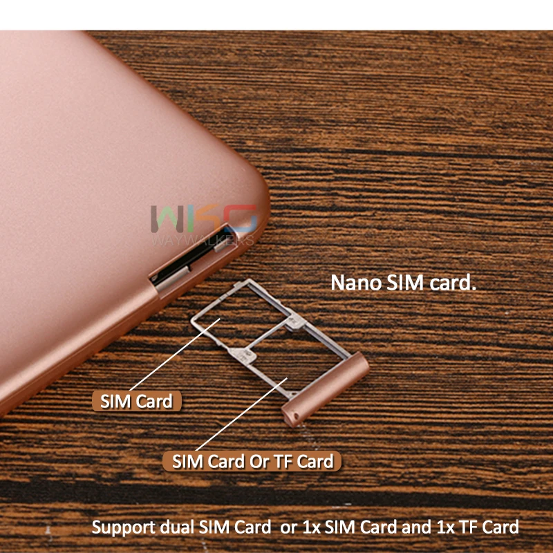 2019 Newest Android 7.0 Octa Core 8 inch Tablet PC 4GB RAM 64GB ROM 8MP WIFI 4G LTE Tablets Phone Call Dual SIM Google play | Компьютеры и