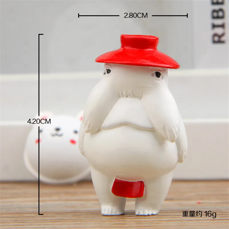 Оптовая продажа 1 шт Kawaii Смола Kili кошка зимний холодный вариант шарфа Chihiro эльф