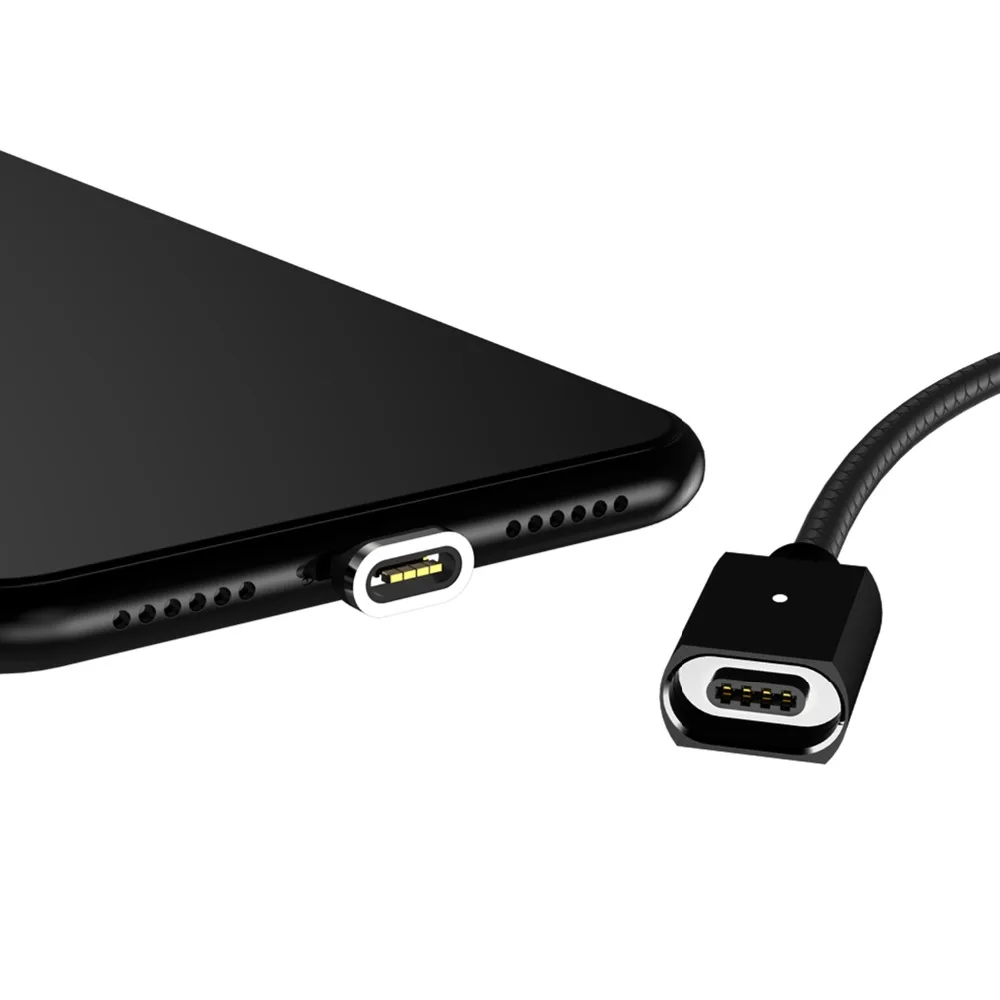 Магнитный кабель WSKEN X1 для iPhone, Магнитный зарядный кабель Micro USB, кабель usb type C USB C для samsung huawei 3A, быстрое зарядное устройство