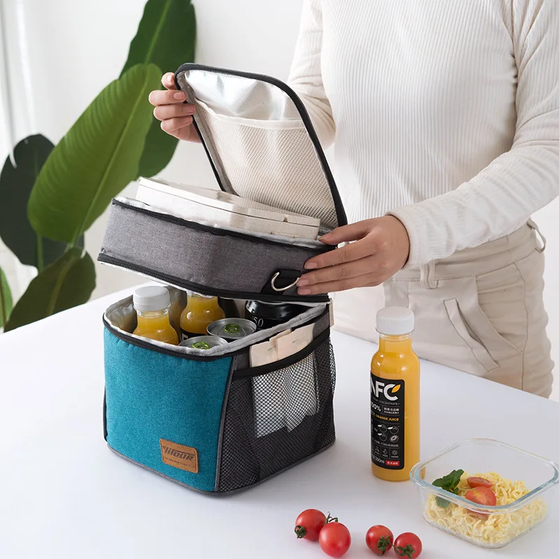 Вместительные сумки холодильники Oxford Lunch Box для напитков пива льда дорожный