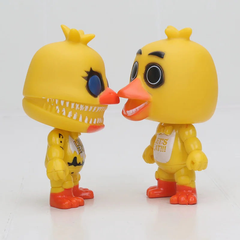 10 см 6 шт./компл. FNAF Фигурки игрушки пять ночей у Фредди кошмар Бонни Фокси Фредди Fazbear медведь Чика фигурка игрушки подарок
