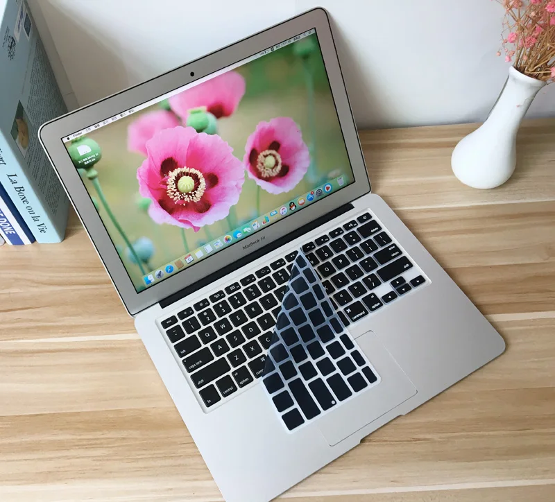 США ЕС английская силиконовая клавиатура протектор клавиатуры Чехлы для Macbook
