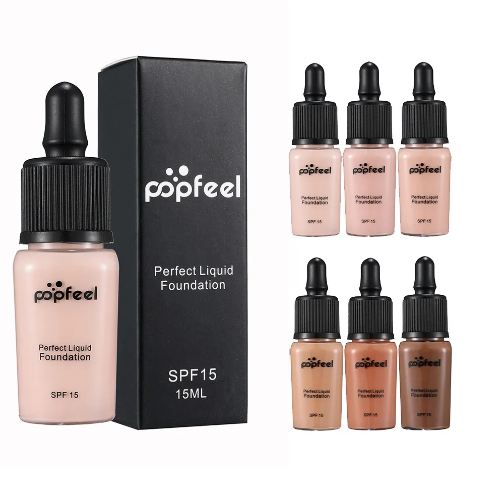 Popfeel полное покрытие консилер идеальная Жидкая основа для макияжа лица