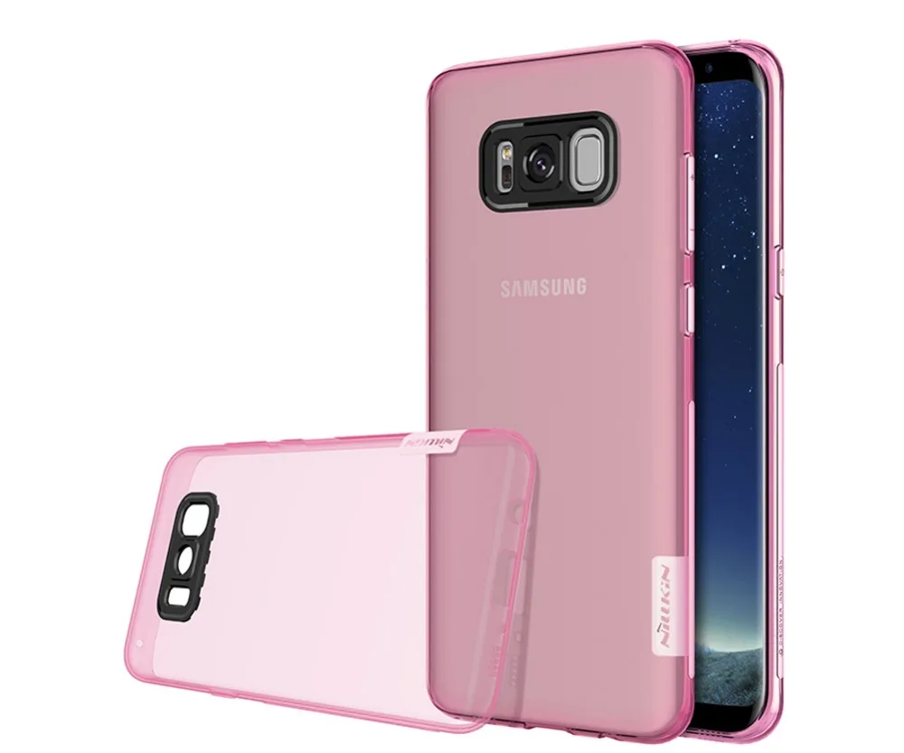 NILLKIN для samsung galaxy s8 plus чехлы телефонов противоскользящая Мягкая тонкая задняя